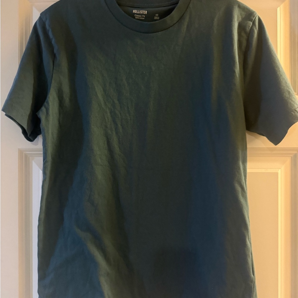 Hollister Teal Short Sleeve Tee